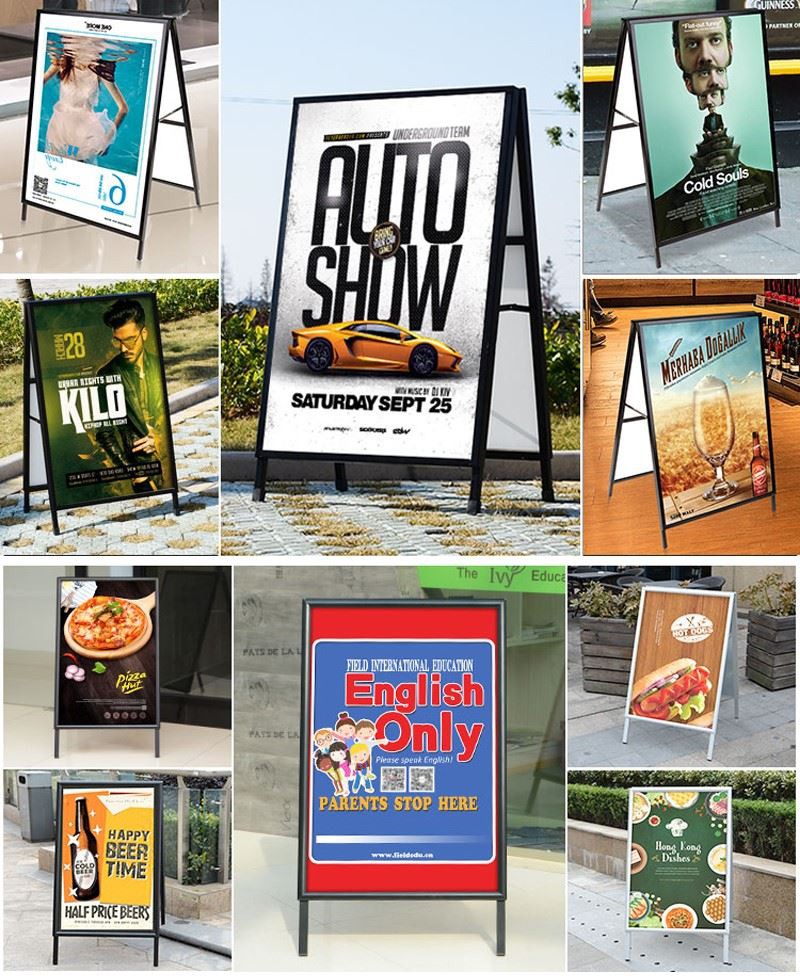 a frame sign stand